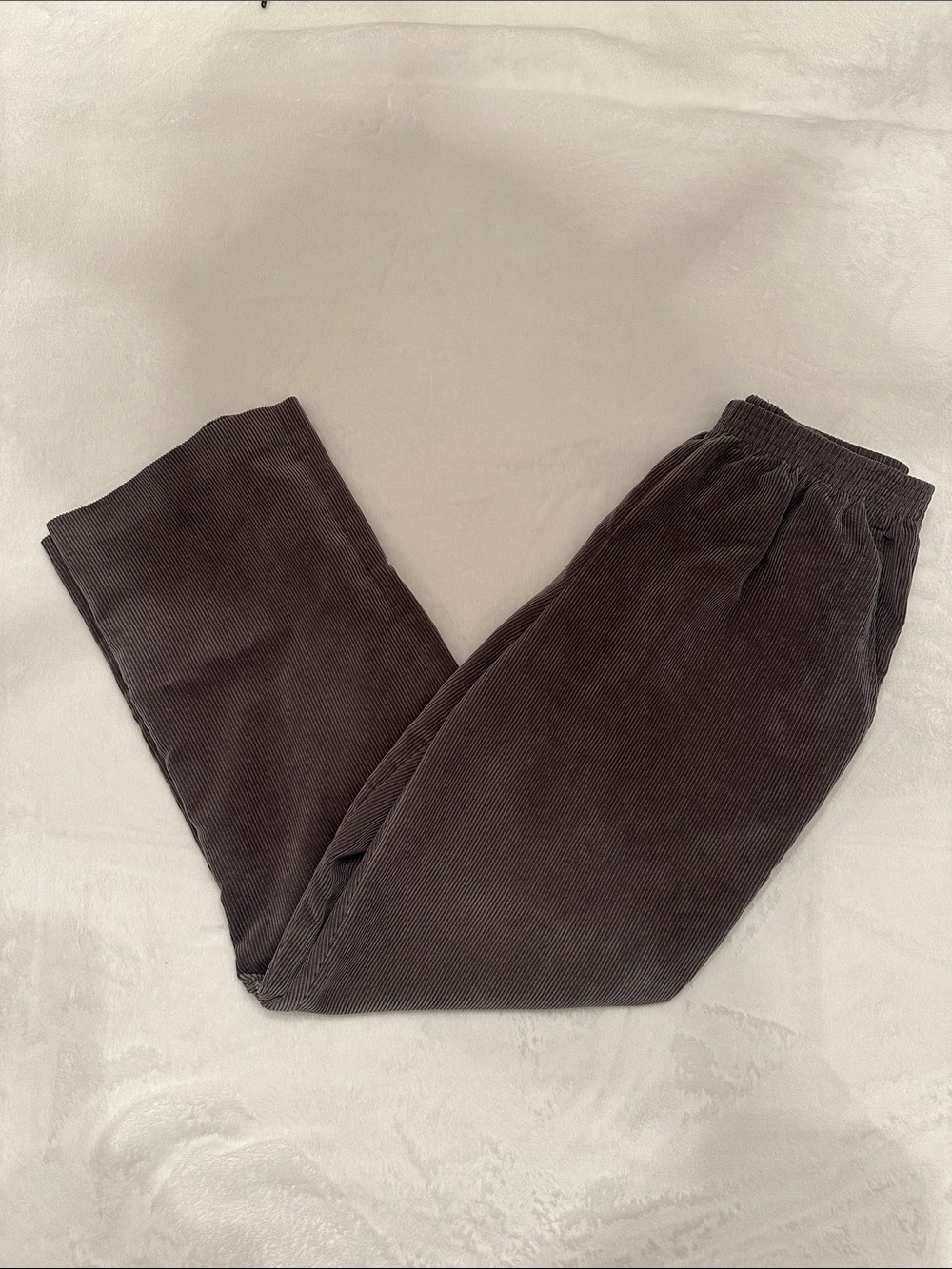 Alfred Dunner Brown Straight-Leg Corduroy Pants